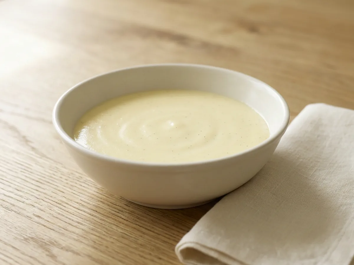 Symbolbild zum Rezept Bayerische Creme: das fertige Gericht auf einem hellen Teller angerichtet