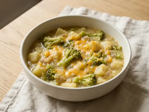 Brokkoli-Kartoffel-Käse-Suppe – Rezept
