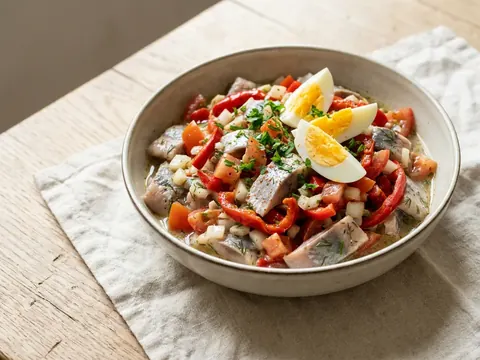 Feuriger Heringssalat – Rezept