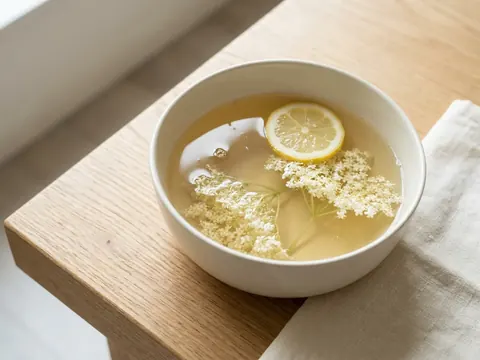 Holundersekt – Rezept