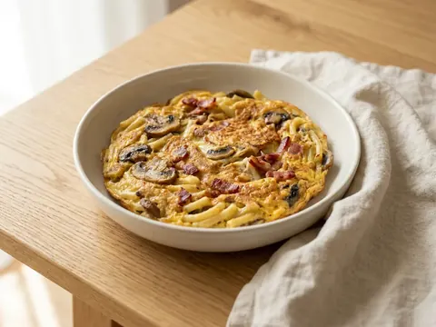 Nudelomelette – Rezept