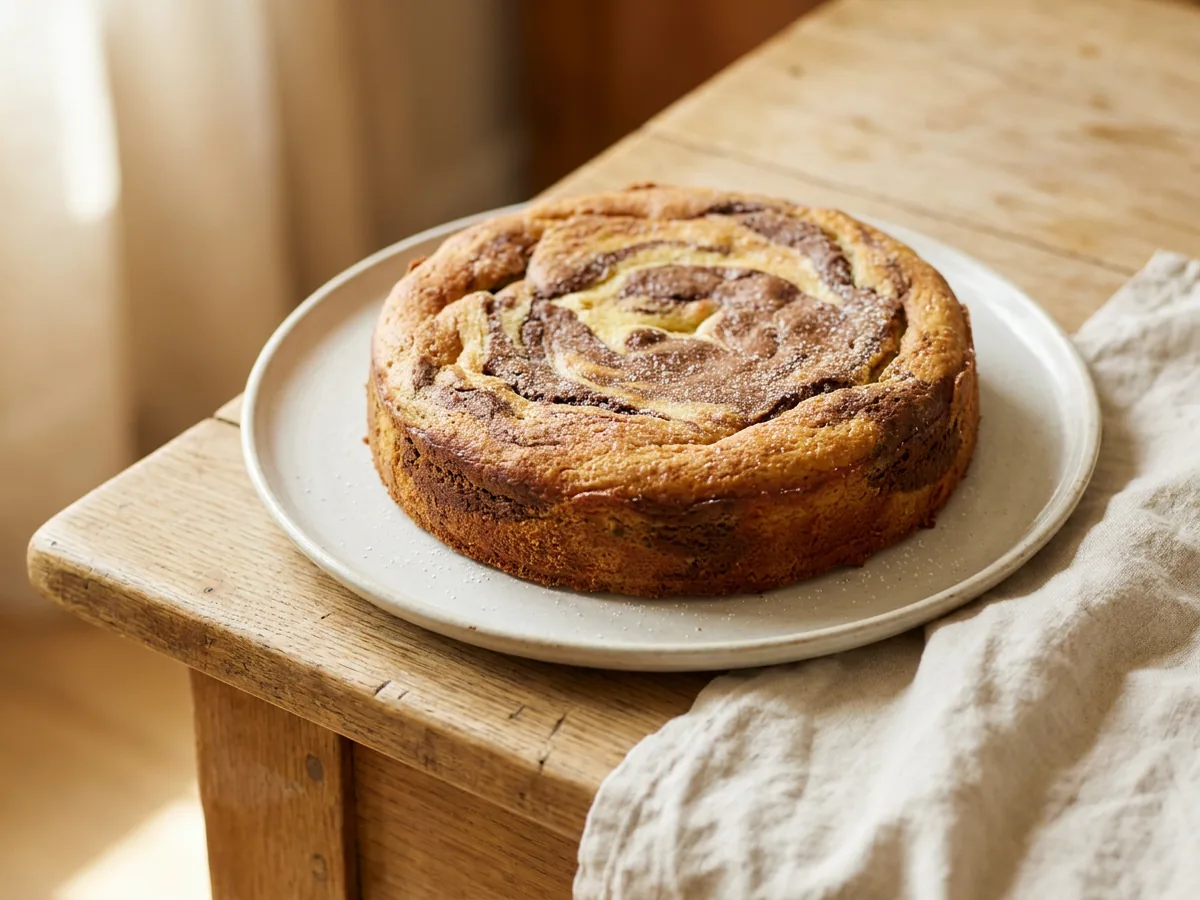 Symbolbild zum Rezept Wolkenkuchen: das fertige Gericht auf einem hellen Teller angerichtet